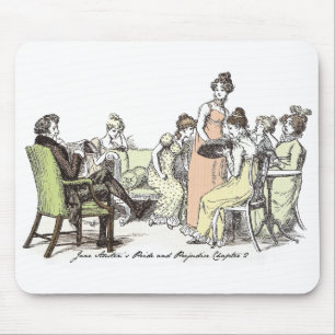 Tapis De Souris The Bennet Family, Jane Austen Pride and Prejudice