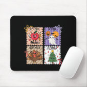 Tapis De Souris The ber Months Back To School Halloween Thanksgivi (Avec souris)
