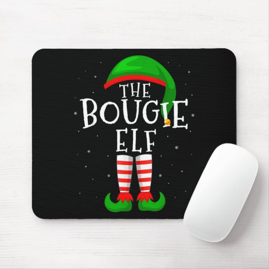 Tapis De Souris The Bougie Elf Funny Matching Family Group Christm (Avec souris)