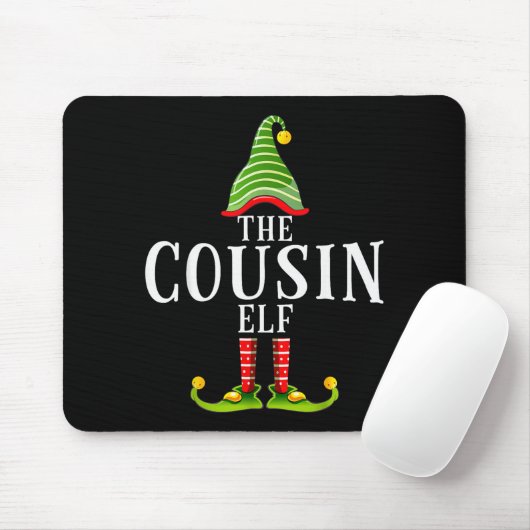 Tapis De Souris The Cousin Elf Funny Matching Pajama Xmas  (Avec souris)
