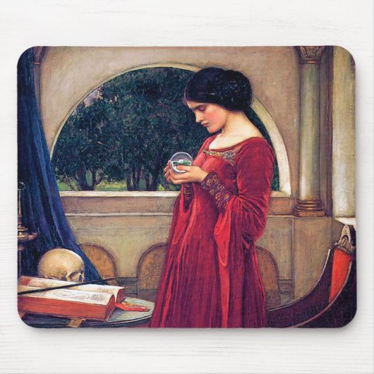 Tapis De Souris The Crystal Ball, John William Waterhouse (Devant)