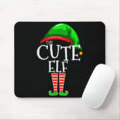Tapis De Souris The Cute Elf Group Matching Family Christmas (Avec souris)