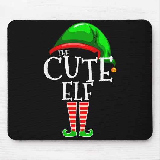 Tapis De Souris The Cute Elf Group Matching Family Christmas (Devant)
