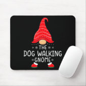 Tapis De Souris The Dog Walking Gnome Xmas Family Matching Funny C (Avec souris)