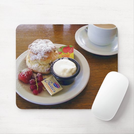Tapis De Souris Thé et scones Mousepad (Avec souris)