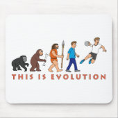 Tapis De Souris The Evolution Handball Comic Style (Devant)
