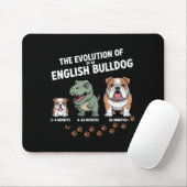 Tapis De Souris The Evolution Of An English Bulldog Funny  (Avec souris)
