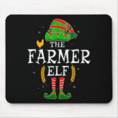 Tapis De Souris The Farmer Elf Group Matching Family Christmas Far (Devant)