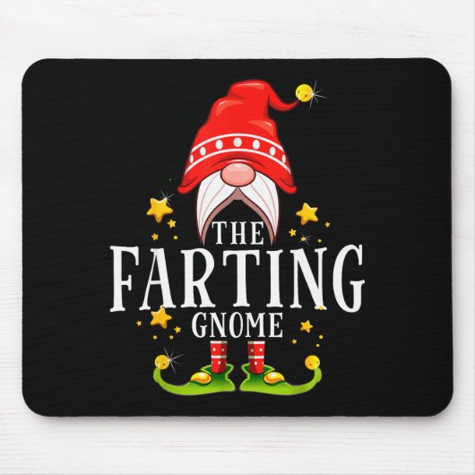Tapis De Souris The Farting Gnome Christmas Matching (Devant)