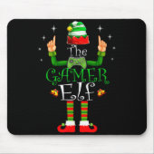 Tapis De Souris The Gamer Elf Matching Family Christmas Pajama Shi (Devant)