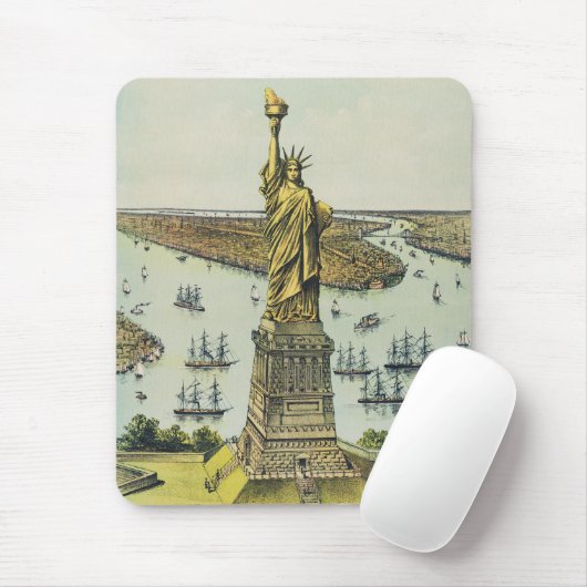Tapis De Souris The Great Bartholdi Statue, Statue of Liberty (Avec souris)