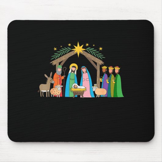 Tapis De Souris The Greatest Gift For All Christmas Nativity Jesus (Devant)