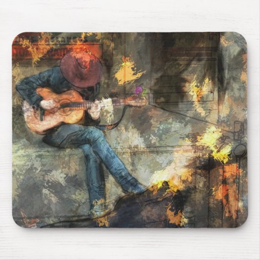Tapis De Souris The Guitar Man (Devant)