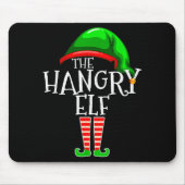 Tapis De Souris The Hangry Elf Family Matching Group Christmas Fun (Devant)