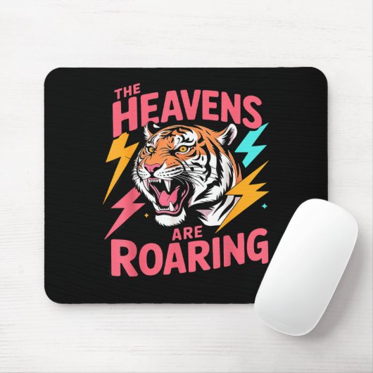 Tapis De Souris The Heavens Are Roaring Psalm 19_1 Tiger Christian (Avec souris)