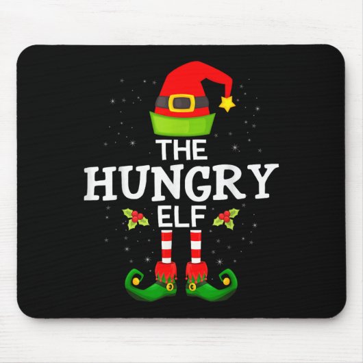 Tapis De Souris The Hungry Elf Christmas Family Matching Pajama (Devant)