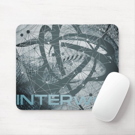 Tapis De Souris The INTERweb - a congrégation of nodes (Avec souris)