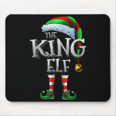 Tapis De Souris The King Elf Shirt Matching Family King Christmas (Devant)