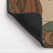 Tapis De Souris The Kiss 1898, femme - Art Nouveau - Illustration (Coin)