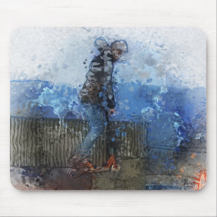 Tapis De Souris The Lift - Cavalier de Trottinette