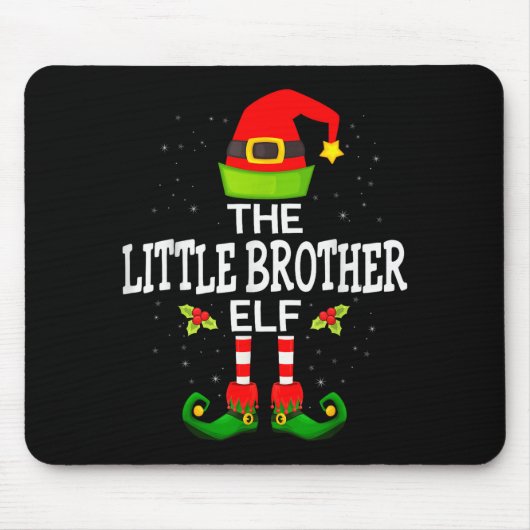 Tapis De Souris The Little Brother Elf Christmas Family Matching P (Devant)