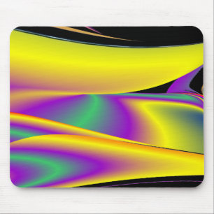 Tapis De Souris The Magic of Colors Abstract 3D Rainbowart