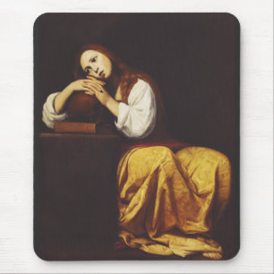 Tapis De Souris The Penitent Mary Magdalene by Giacomo Galli