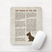 Tapis De Souris The Power of the Dog Poem - Rudyard Kipling (Avec souris)