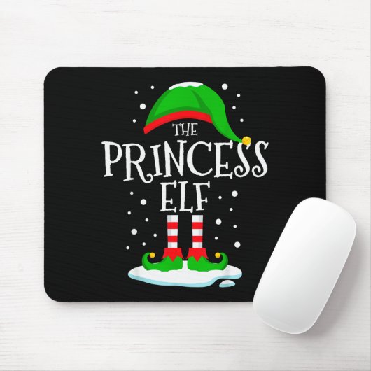 Tapis De Souris The Princess Elf Christmas Family Matching Xmas Wo (Avec souris)