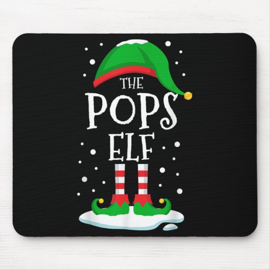 Tapis De Souris The Ps Elf Christmas Family Matching Xmas Grandpa  (Devant)