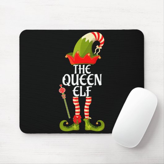 Tapis De Souris The Queen Elf Family Matching Christmas 2023 (Avec souris)