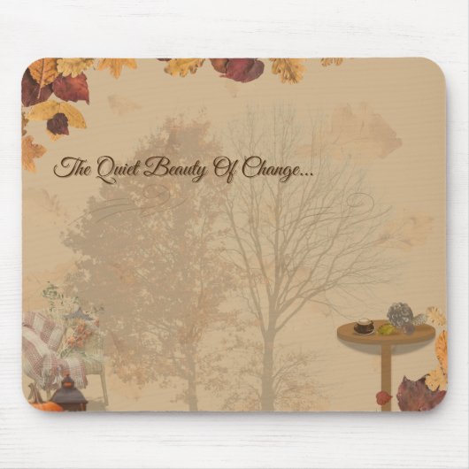 Tapis De Souris The Quiet Beauty Of Change _ Autumn Mousepad  (Devant)