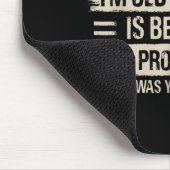 Tapis De Souris The Reason I'm Old And Wise Insrational Christian  (Coin)