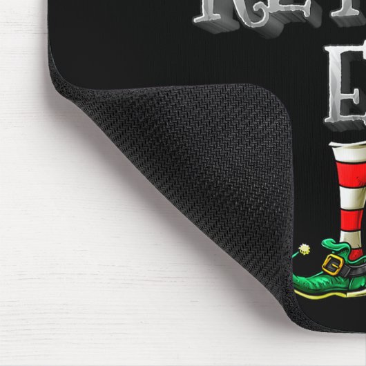 Tapis De Souris The Retired Elf Shirt Matching Family Retired Chri (Coin)