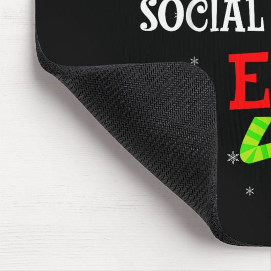 Tapis De Souris The Social Worker Elf Christmas Elf Matching Famil (Coin)