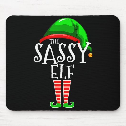 Tapis De Souris The Sy Elf Family Matching Group Christmas Gift Fu (Devant)