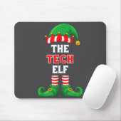 Tapis De Souris The Tech Elf Shirt Christmas For It Guy Tech Suprt (Avec souris)
