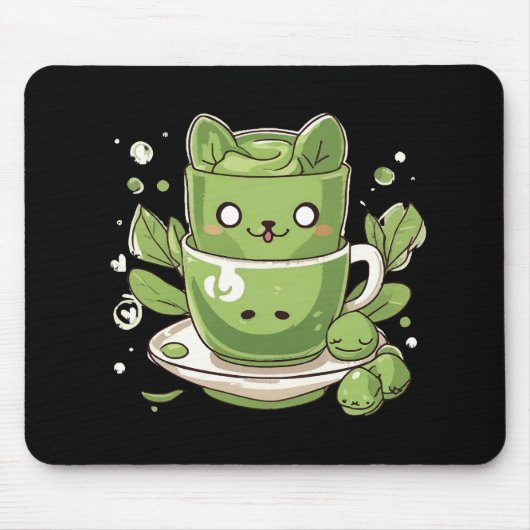 Tapis De Souris thé vert matcha (Devant)