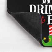 Tapis De Souris The Wine Drinking Elf Funny Matching Family Christ (Coin)