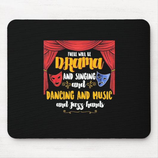 Tapis De Souris Théâtre Il y aura un drame (Devant)