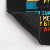 Tapis De Souris Thème Chat Noir Chaque Snack Que Vous Faites Rétro (Coin)