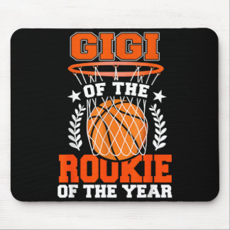 Tapis De Souris Thème d'anniversaire de Gigi de Rookie 1ère base-b