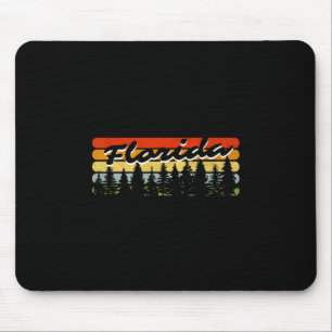 Tapis De Souris Thème de cabine de forêt de Floride Coucher de sol