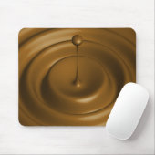 Tapis De Souris Thème de pudding de chocolat (Avec souris)