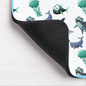 Tapis de souris Thème Océan Poisson & Requin Angry (Coin)