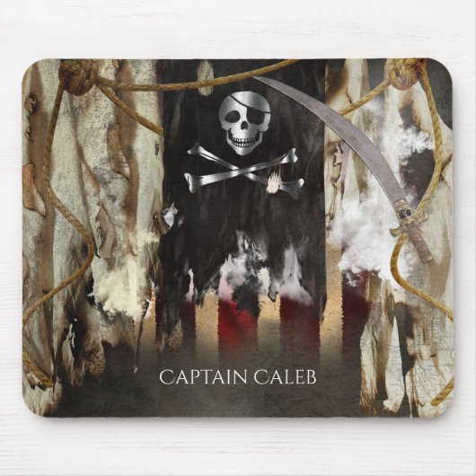 Tapis De Souris Thème Pirate Chambre Décoration Maison (Devant)