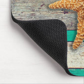 Tapis De Souris Thème Plage Starfish Mariage Rustique (Coin)