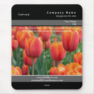 Tapis De Souris Thème promotionnel Mousepad Fire Tulips - HAMbyWG