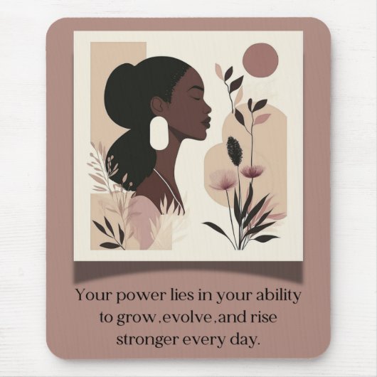 Tapis De Souris Thème Rise Stronger  (Devant)