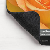 Tapis De Souris Thème Rose Orange Mousepad - HAMbyWG (Coin)